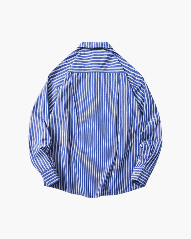 Avellione™ - Koszula w paski oversize