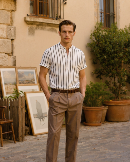 Avellione™ - Koszulka Polo Paskowana